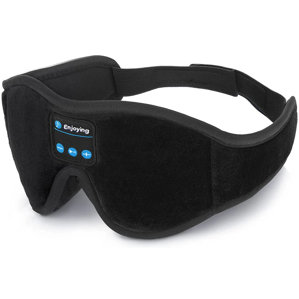 Bluetooth 3D Eye Mask with Built-In HD Speakers for Sleep and Music Playback